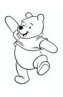 Winnie De Poeh kleurplaat 1